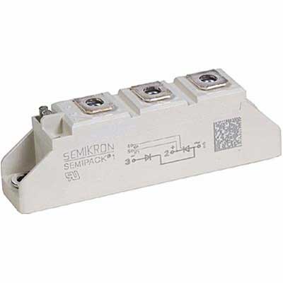 SEMIKRON SKKT 106 16 E Thyristor Module Dual 1600V 106 A At 85C