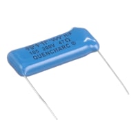 Capacitor, Polyester Film, 1 uF, 200 VDC/125 VAC, +/- 20%, Radial Leaded, -55 C CORNELL-DUBILIER 105M02QB47