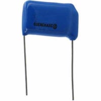 Capacitor, Polyester Film, 0.1 uF, 600 VDC/250 VAC, +/- 20%, Radial Leaded, 85 C CORNELL-DUBILIER 104M06QC22