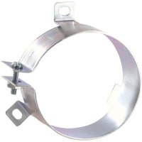 Clamp, Mounting, 1010 CRS, VR Vertical, 0.035 in., Zinc Chromate, 0.0001 in. CORNELL-DUBILIER VR10A