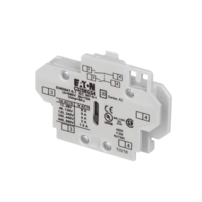 Cutler-Hammer C320KGS1 Series A2 Side Mount Auxiliary Contact