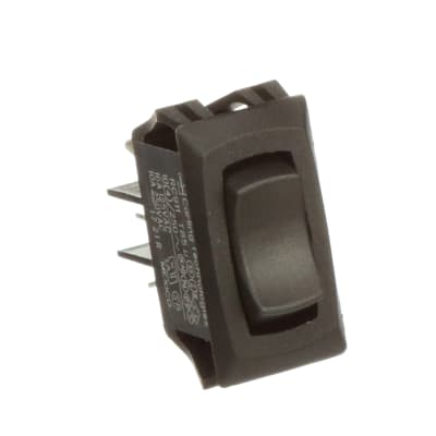 SPDT RC911-RB-B-0-N - Rocker Switch 1 Piece Panel On-Off-On CARLING TECHNOLOGIES 16 A Black Non Illuminated 