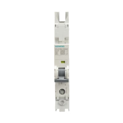 6 Ampere Maximum DIN Rail Mounted UL 489 Rated Type NSJ 480Y//277 VAC Tripping Characteristic D Siemens 5SJ42068HG42 Miniature Circuit Breaker 2 Pole Breaker 125 VDC