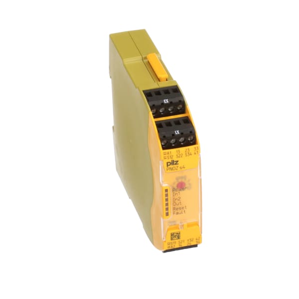Pilz - PNOZ S4 24VDC 3 N/O 1 N/C - Safety Relay, 1 or 2 Ch E-STOP