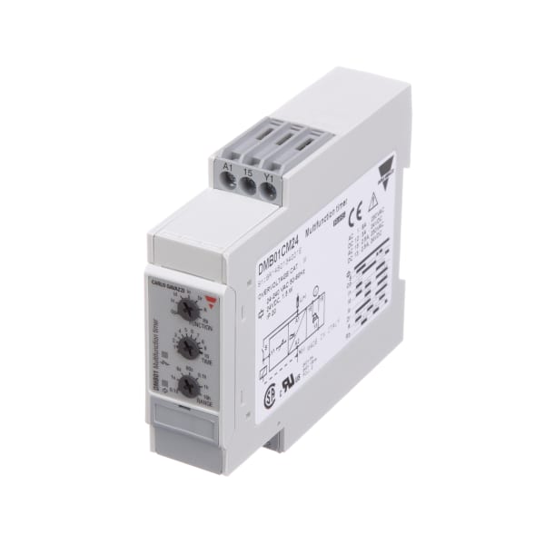 Carlo Gavazzi, Inc. - DMB01CM24 - Timer; Multi-Function; DIN Rail Mount ...