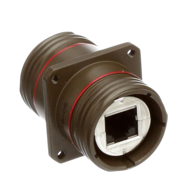 Amphenol Pcd RJFTVB2GISONI Connector metallic circ bulkhead rj45 to rj45 metalized insert