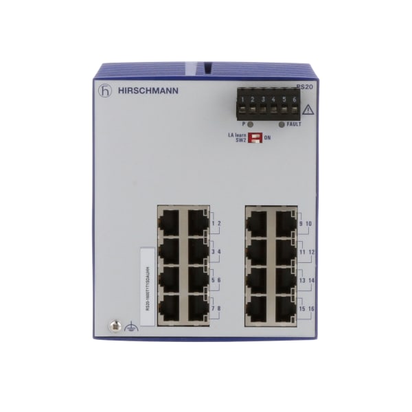 Hirschmann RS201600T1T1SDAU Switch, 16 Port, Unmanaged