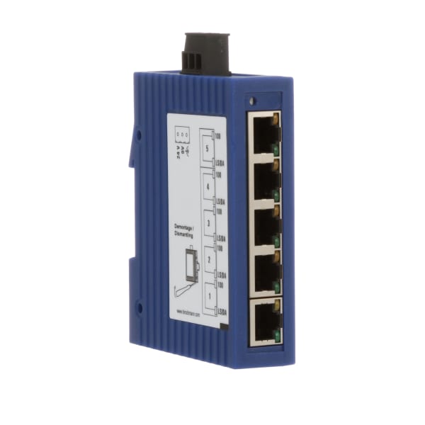 Hirschmann SPIDER 5TX Switches, 5 Port, Unmanaged, 24 VDC