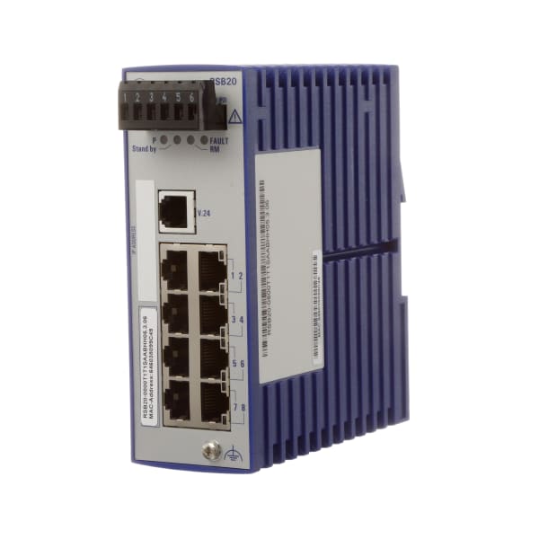 Hirschmann RSB200800T1T1SAAB Switch, Managed, 8 Port, 12