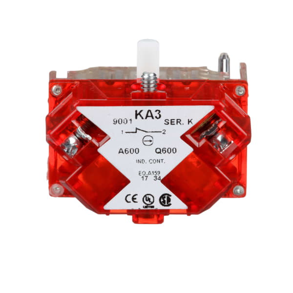 Schneider Electric - 9001KA3 - Contact Block, 30mm, 1NC, SPST, 10A ...