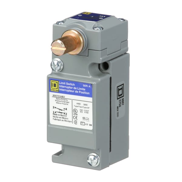 Square D - 9007C54B2 - Limit Switches, Rotary, Zinc Spring Return No ...