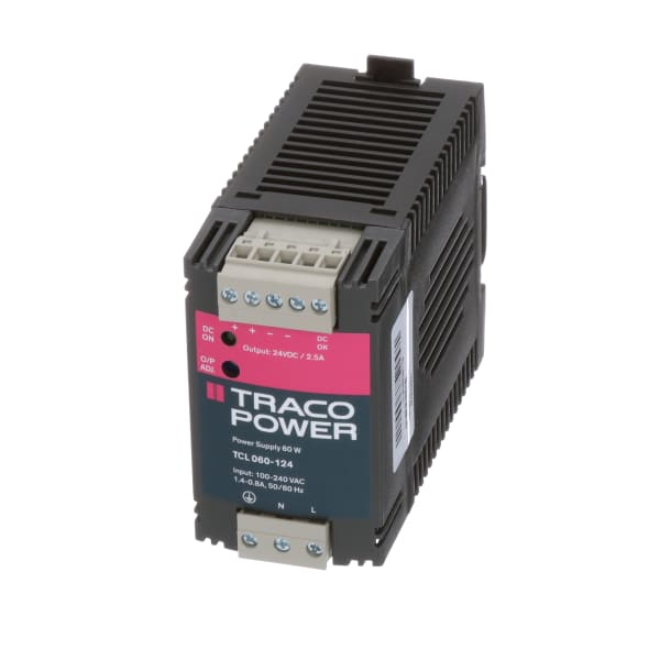 TRACO Power TCL 060124 ACDC Power Supply, 24V, 1A, 85264V