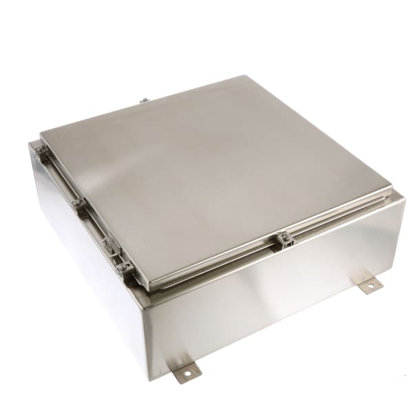 nVent HOFFMAN A24H2408SSLP Junction Box,24x24x8",Stainless Steel