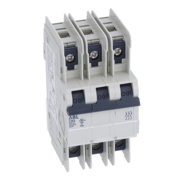 Altech Corp - 3C63UL - Circuit Breaker,Thermal, 13A, DIN, 3 Pole, 480Y