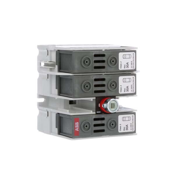 ABB OS30FAJ12 Fusible Disconnect Switch, 3 Pole, 30A, DIN Rail