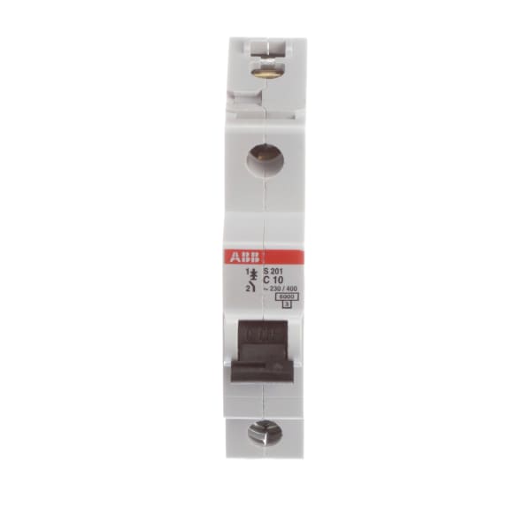 ABB - S201-C10 - Circuit Breaker, Supplementary, C Curve, 1-Pole, 10A ...