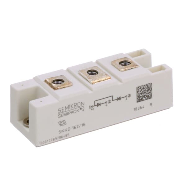 SEMIKRON - SKKD 162/16 - Diode Module, Rectifier, 1600 V, 160 A, 0.18/0 ...