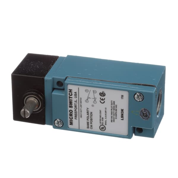 Honeywell LSN3K Limit Switch, Non PlugIn, Side Rotary, 1NC/1NO