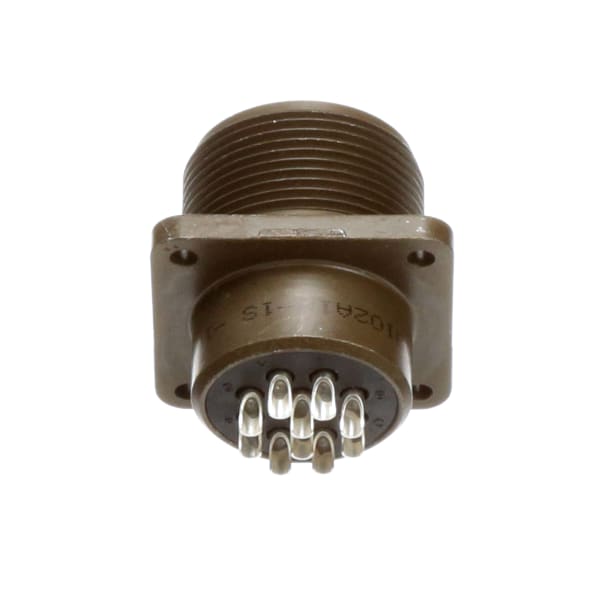 Amphenol Industrial MS3102A181S Connector Cylindrical Receptacle 18 Box Mounting Receptacle