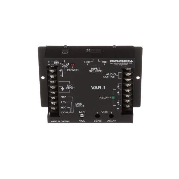 Bogen Communications, Inc. VAR1 VoiceActivated Relay, DPDT, Adj