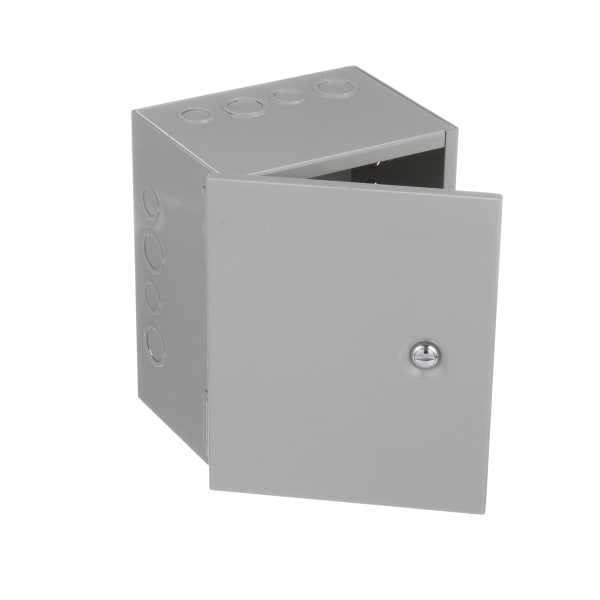 Bud Industries - JBH-4959-KO - Junction Box,Wallmount,Steel,Gray,10x8x6 ...