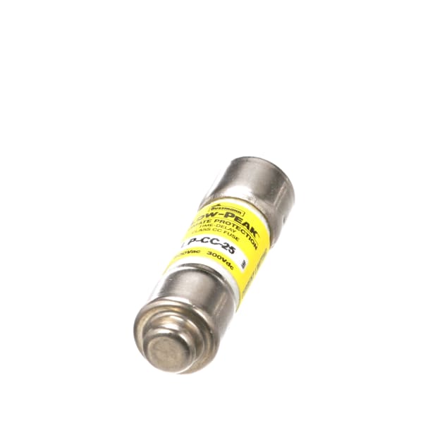 Bussmann by Eaton LPCC25 Fuse, Cylinder, TimeDelay, Class CC, 25A, 600VAC/300DC, 38.1x10