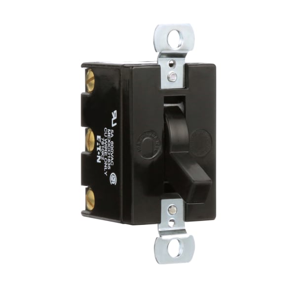 Eaton / Switches - 7810K2 - Toggle Switch,Flush,DPDT,ON-OFF-ON,Square ...