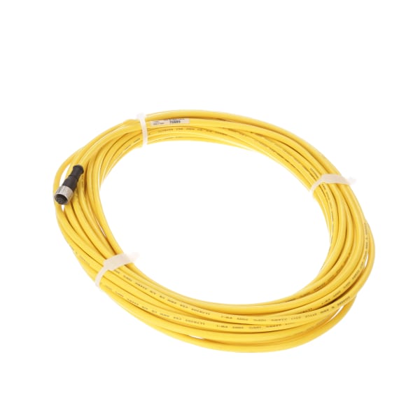 Banner Engineering QDE850D Cordset, M12 Euro, Female Straight, 8