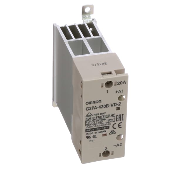 Omron Automation G3PA420BVD2 DC1224 Relay, SSR, ZeroSwitching