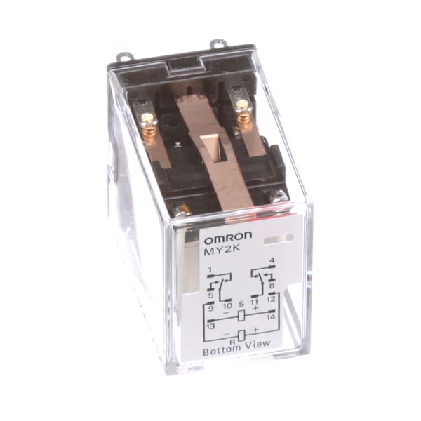 Omron Automation MY2K DC12 Ice cube relay, DPDT, 12 VDC coil