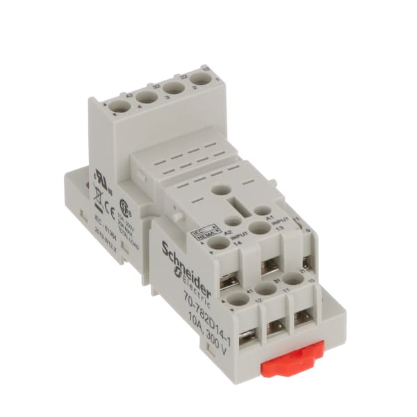 Schneider Electric/Legacy Relays 70782D141 Relay Socket, 4 Pole