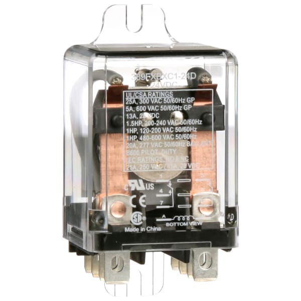 Schneider Electric/Legacy Relays 389FXBXC124D Relay; EMech; Gen