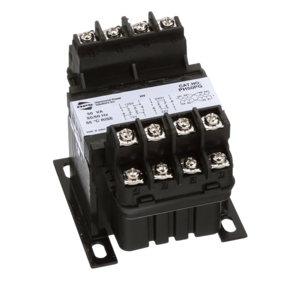 Hammond Power Solutions Ph50pg Transformer 50va 120 240vac Primary 12 24vac 4 17 2 08a Secondary Hps Imperator Allied Electronics Automation