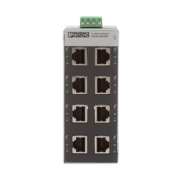 Phoenix Contact - 2891929 - Industrial Ethernet Switch, 8 Port ...