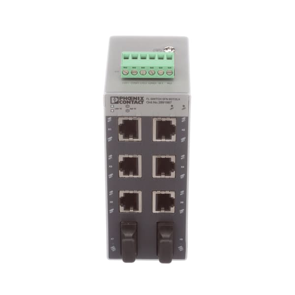 Phoenix Contact - 2891987 - Ethernet Switches, 8 Port, Unmanaged, 24 ...