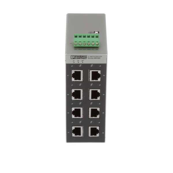 Phoenix Contact - 2891005 - Industrial Ethernet Switch, 8 Port 