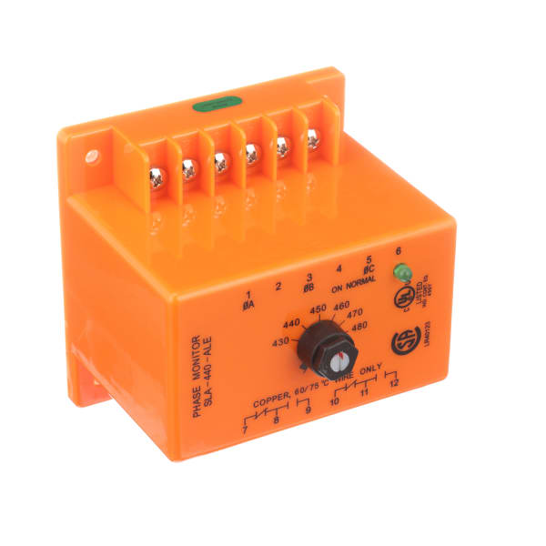 ATC Diversified Electronics SLA440ALE Phase Monitoring Relay, 430480 V, DPDT, 3A/600V