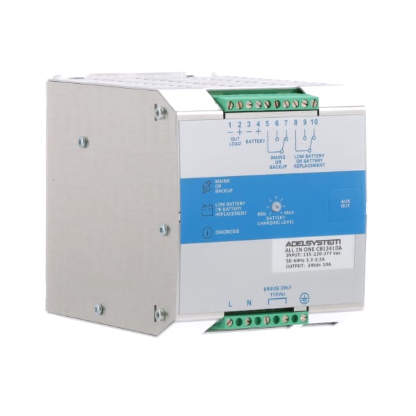 Altech Corp - CBI2410A - UPS, 24V, 10A, Single Phase, 115-230-277 VAC ...