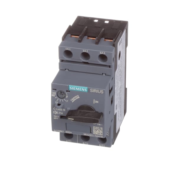 Siemens - 3RV20111AA10 - Circuit Breaker For Motor Protection, Size S0