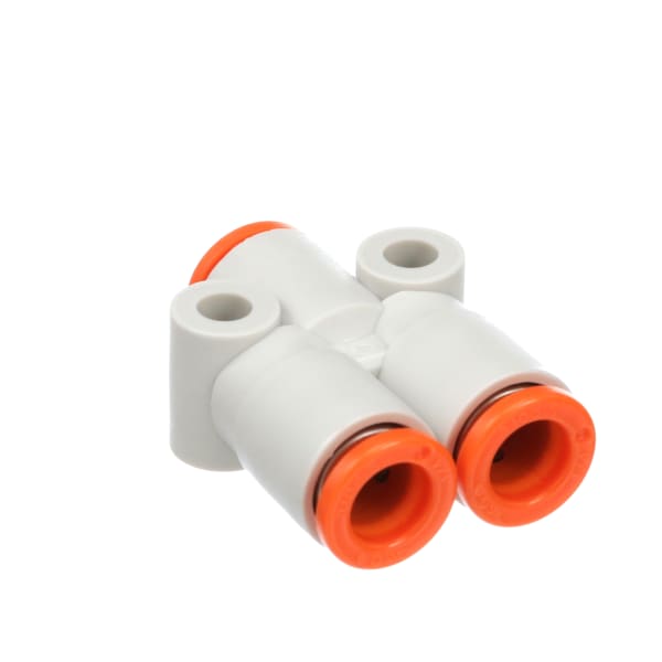 SMC Corporation KQ2U0700A Tubing Fitting,Union "Y",1/4in,Same Diam
