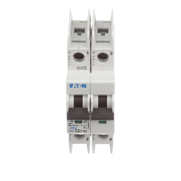 Eaton Cutler Hammer FAZC3/2NA Miniature Circuit Breakers, T/M