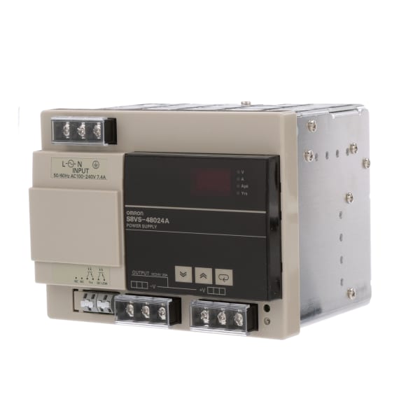 Omron Automation - S8VS-48024A - AC-DC Power Supply, 24V, 20A, 85-264V ...