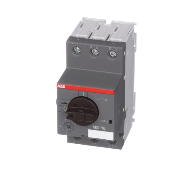 ABB - MS116-1.6 - Manual Motor Starter, 0.75hp@480V, 1-1 ...