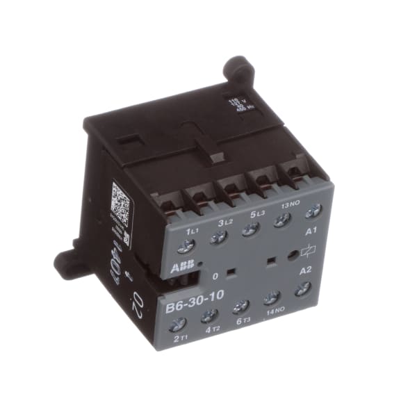 ABB - B6-30-10-84 - Contactor; Miniature; 110-120VAC Coil; 6.8A; 3-Pole ...