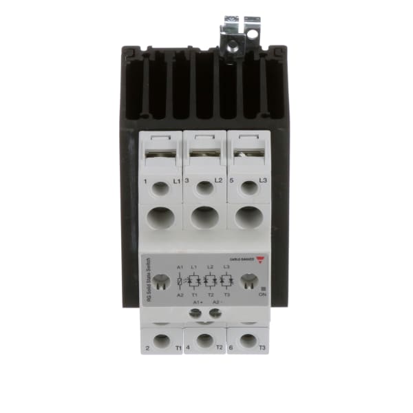 Carlo Gavazzi, Inc. RGC3A60D25KKE Contactor; Solid State; SSR; 3 Phase; DC INZC 600V 3X25A