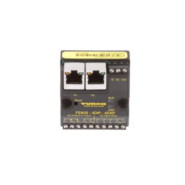 TURCK - FEN20-4DIP-4DXP - Multiprotocol block I/O modules, 4 PNP In, 4 ...