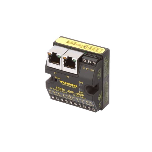 TURCK - FEN20-4DIP-4DXP - Multiprotocol block I/O modules, 4 PNP In, 4 ...
