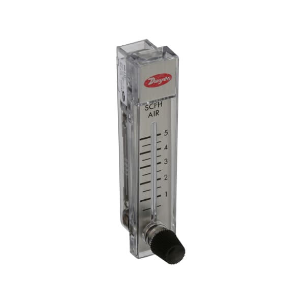 Dwyer Instruments RMA4SSV Flowmeter, Model RMA, 0.55 SCFH Air, 2" Scale, +/4 Accuracy