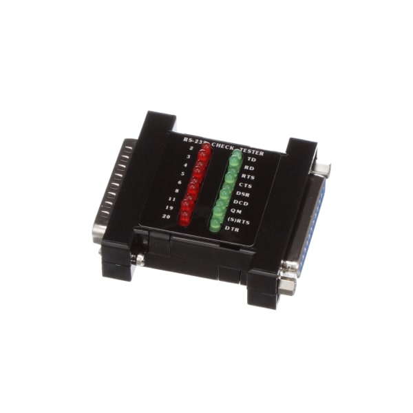 RS Pro by Allied 202537 Network Cable Tester Breakout Box Mini RS232 DB25pin InLine Power