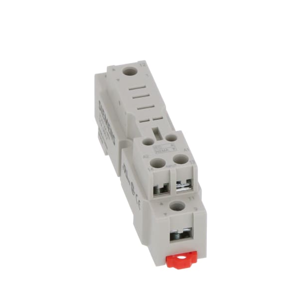 Siemens 3TX71444E7 Relay Socket, 5 Pin, DIN Rail and Panel Mount
